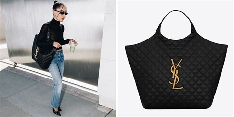 ysl denim tote|YSL tote shopper.